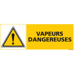 Panneau VAPEURS DANGEREUSES (C0479)