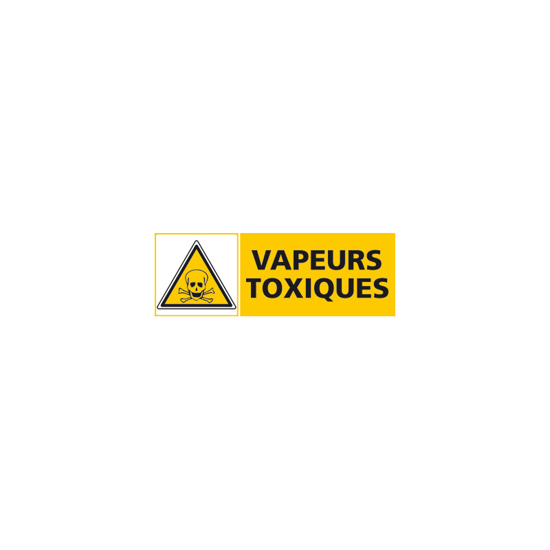 Panneau VAPEURS TOXIQUES (C0481)