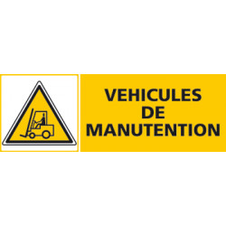 Panneau VEHICULES DE MANUTENTION (C0482)