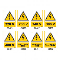 Panneau et Pictogrammes de Signalisation danger electrique