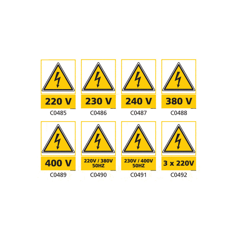 Panneau et Pictogrammes de Signalisation danger electrique