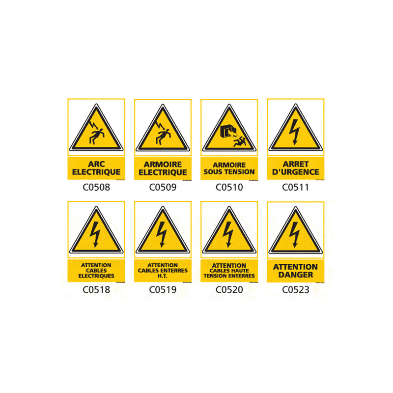 Signalisation danger electrique Signalisation danger electrique