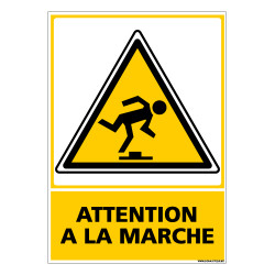 Panneau ATTENTION A LA MARCHE (C0530)