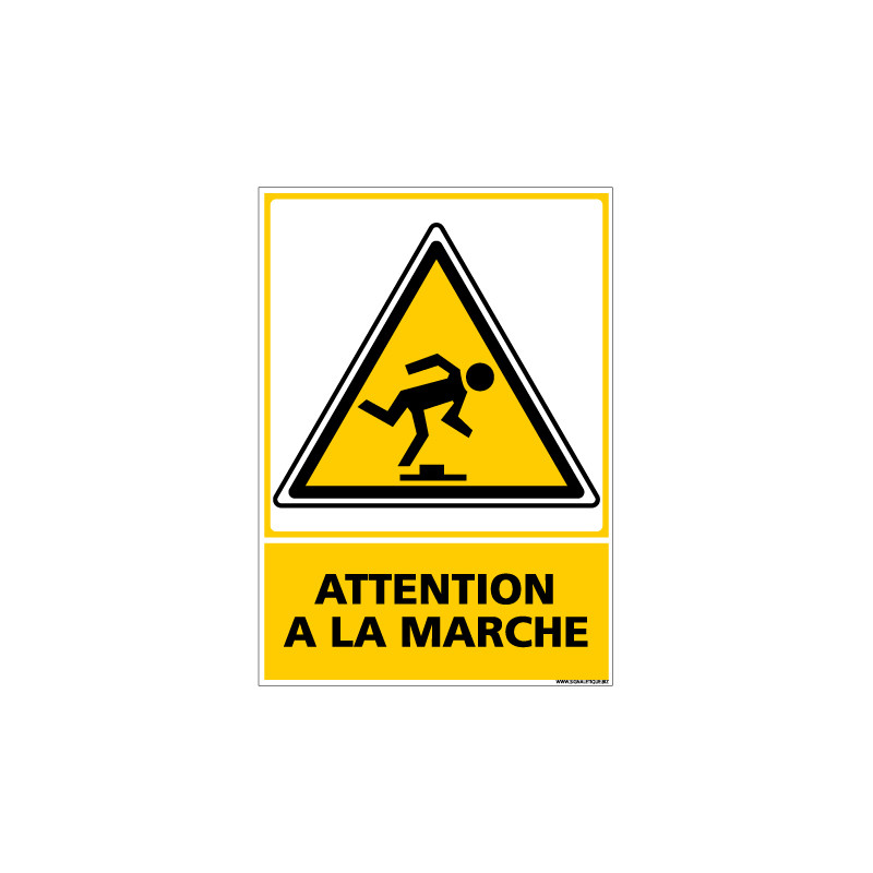 Panneau ATTENTION A LA MARCHE (C0530)