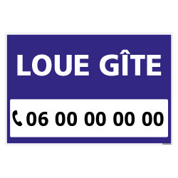 PANNEAU LOUE GŒTE PERSONNALISABLE - AKYLUX 3,5mm - 600x400mm (G1485-PERSO)