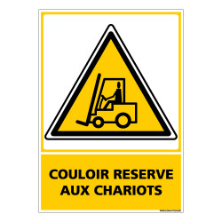 Panneau COULOIR RESERVE AUX CHARIOTS (C0574)