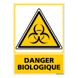 Panneau DANGER BIOLOGIQUE (C0589)