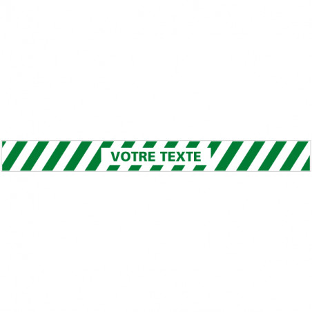 LOT DE 4 BANDES DE MARQUAGE AU SOL BLEU ET BLANC (G1514