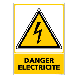 PANNEAU DANGER ELECTRIQUE (C0597)