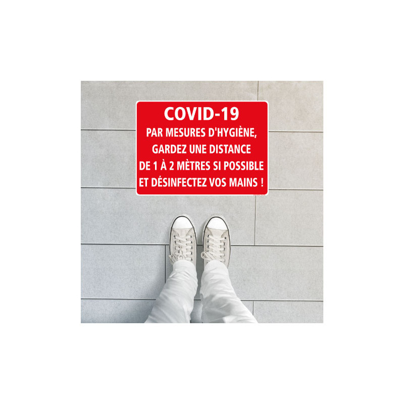 SIGNALISATION AU SOL COVID 19 SPECIAL CORONAVIRUS DES MESURES D'HYGIENE EN TEMPS D'EPIDEMIE TYPE COVID-19 (O0032) SIGNALISATION AU SOL COVID 19 SPECIAL CORONAVIRUS DES MESURES D'HYGIENE EN TEMPS D'EPIDEMIE TYPE COVID-19 (O0032)