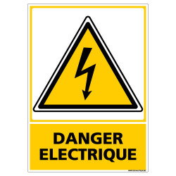 PANNEAU DANGER ELECTRIQUE (C0598)