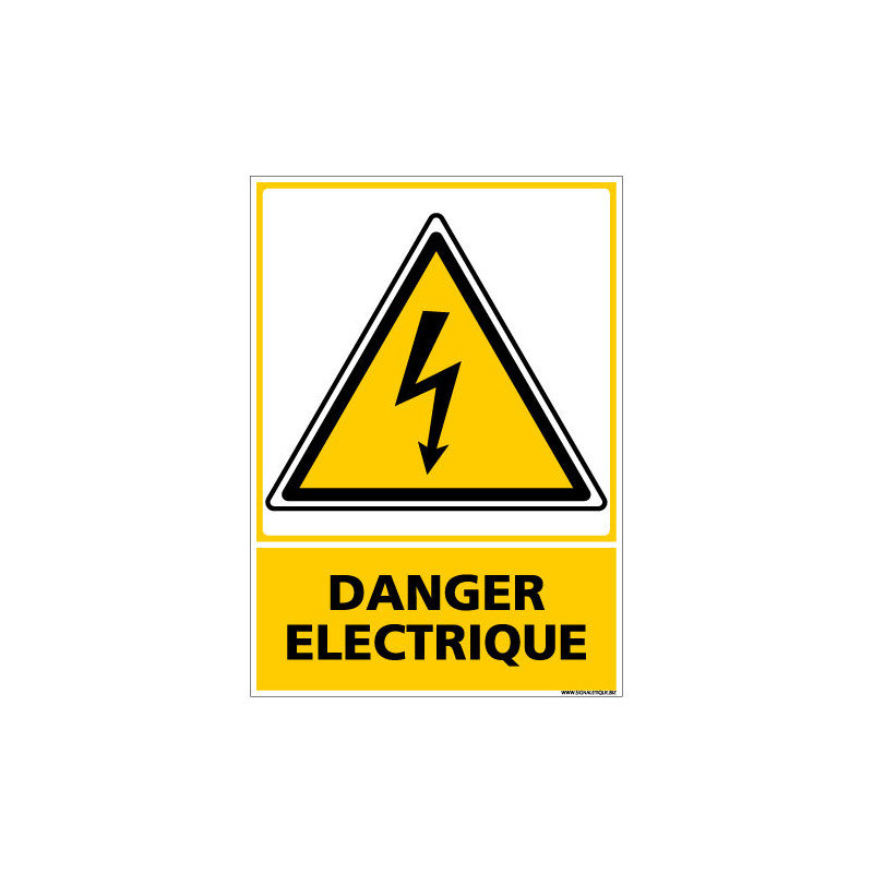 PANNEAU DANGER ELECTRIQUE (C0598)