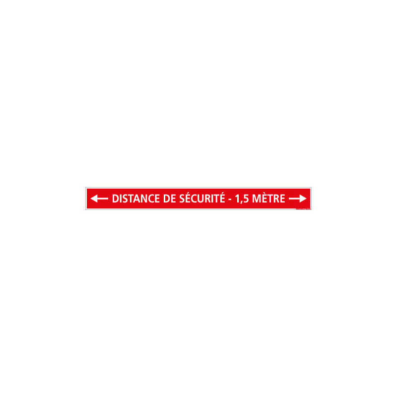 SIGNALISATION SOL CORONAVIRUS - LOT DE 4 SIGNALISATION AU SOL - DISTANCE DE SECURITE