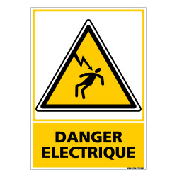 PANNEAU DANGER ELECTRIQUE (C0599)