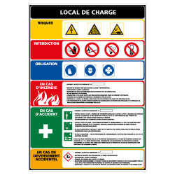 Panneau signalisation - Local de Charge (C1378)