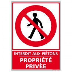 PANNEAU DE SIGNALISATION PROPRIETE PRIVEE (D0904)