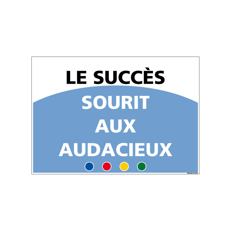 SIGNALETIQUE DE MOTIVATION - LE SUCCES (D1005)