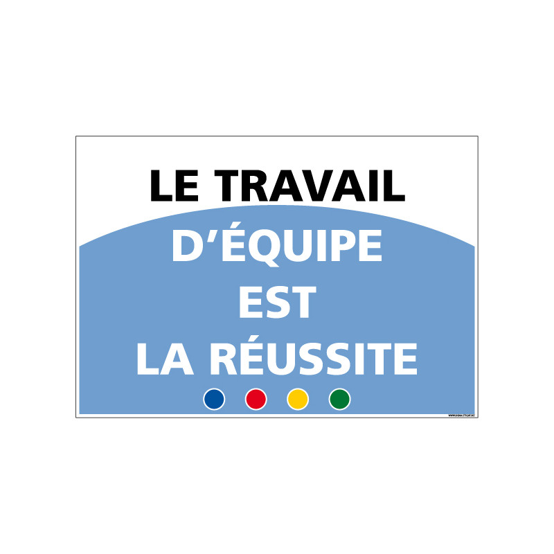 SIGNALETIQUE DE MOTIVATION - LE TRAVAIL (D1006)