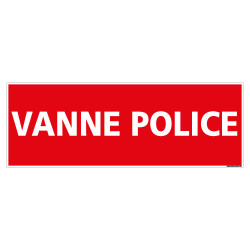 PANNEAU VANNE POLICE (K0362)