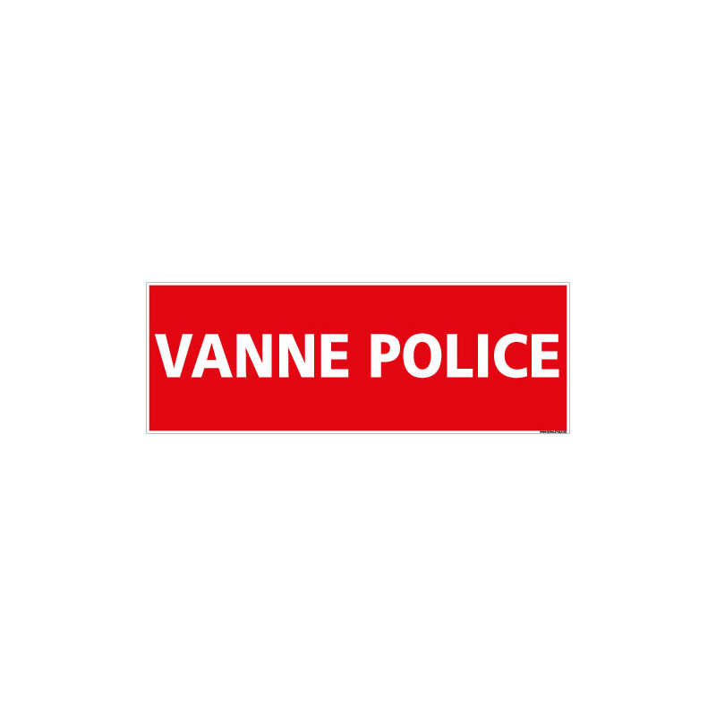 PANNEAU VANNE POLICE (K0362)