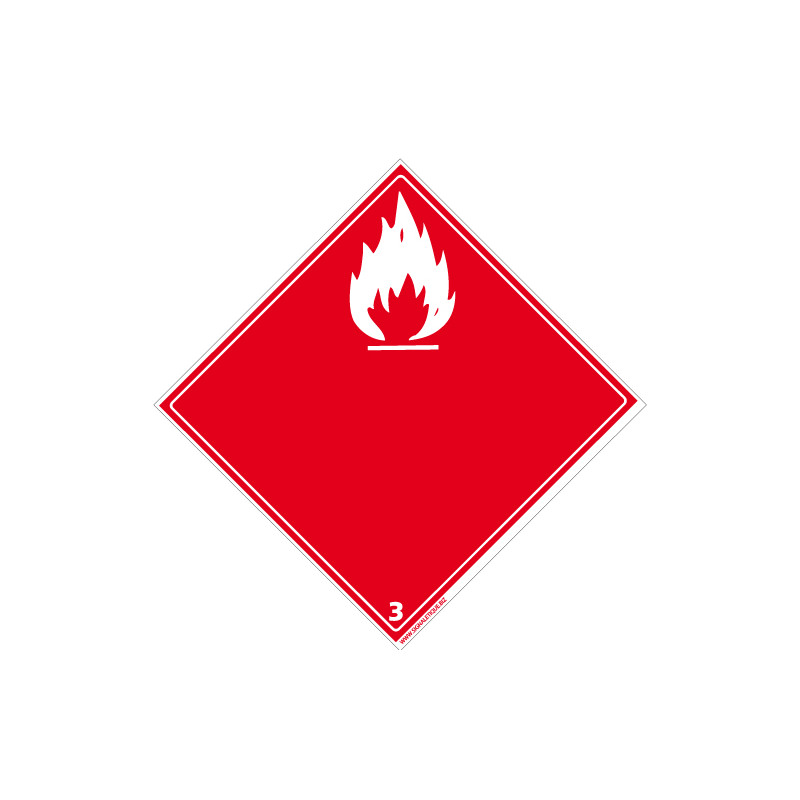 PANNEAU DANGER LIQUIDE DE CLASSE 3 (C1474) PANNEAU DANGER LIQUIDE DE CLASSE 3 (C1474)