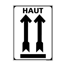 Adhésif de Signalisation CONDITIONNEMENT : HAUT (M0266)