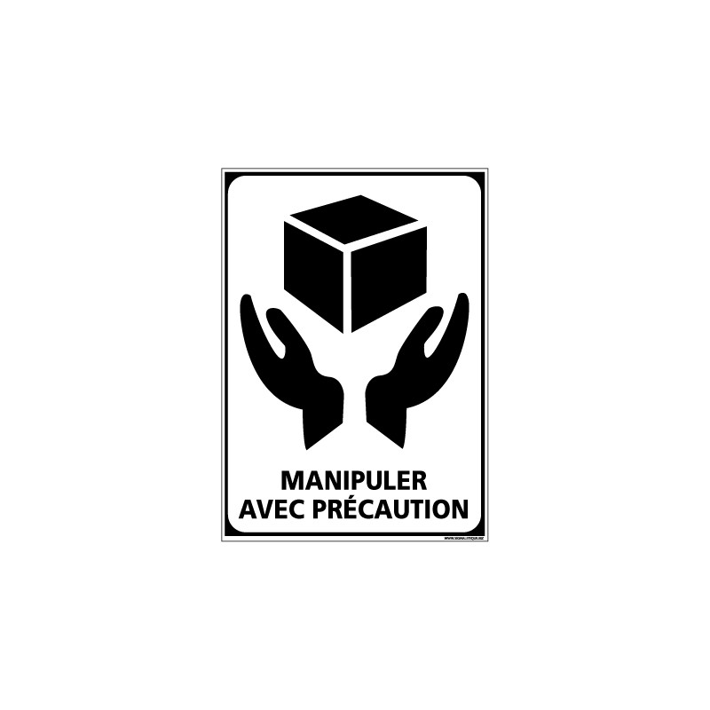 Adhésif de Signalisation CONDITIONNEMENT : MANIPULER AVEC PRECAUTION (M0272) Adhésif de Signalisation CONDITIONNEMENT : MANIPULER AVEC PRECAUTION (M0272)