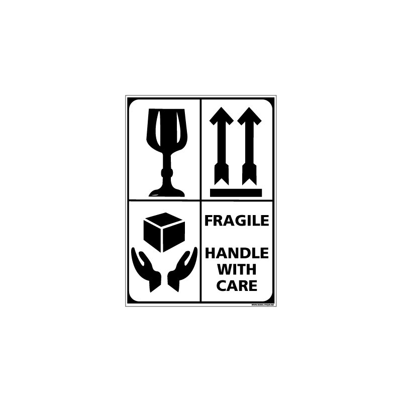 Adhésif de Signalisation CONDITIONNEMENT : FRAGILE - HANDLE WITH CARE (M0289)