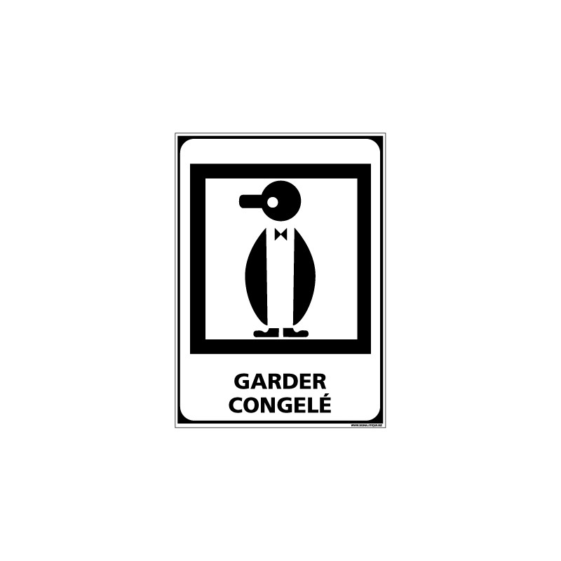 Adhésif de Signalisation CONDITIONNEMENT : GARDE CONGELE (M0290) Adhésif de Signalisation CONDITIONNEMENT : GARDE CONGELE (M0290)