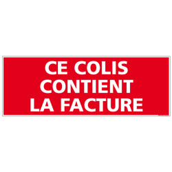 ADHESIF DE CONDITIONNEMENT FACTURE (M0323)