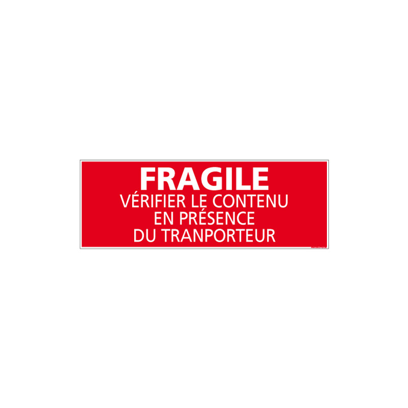 ADHESIF DE CONDITIONNEMENT FRAGILE (M0332)