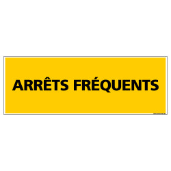 SIGNALETIQUE ARR T FREQUENT (M0357)