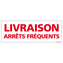 ADHESIF LIVRAISON ARRETS FREQUENTS (M0367)