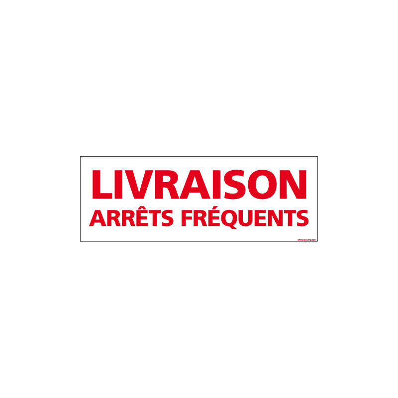 ADHESIF LIVRAISON ARRETS FREQUENTS (M0367)