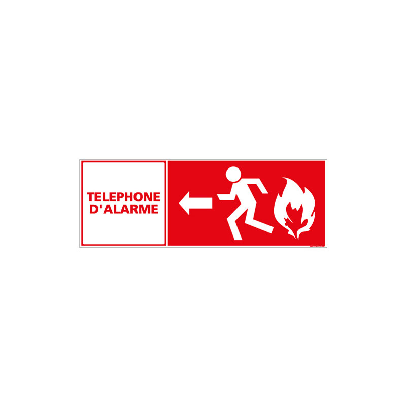 PANNEAU TELEPHONE D'ALARME (A0159)