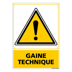 Panneau GAINE TECHNIQUE (C0634)