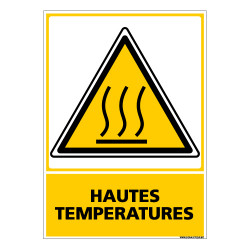 Panneau HAUTES TEMPERATURES (C0639)