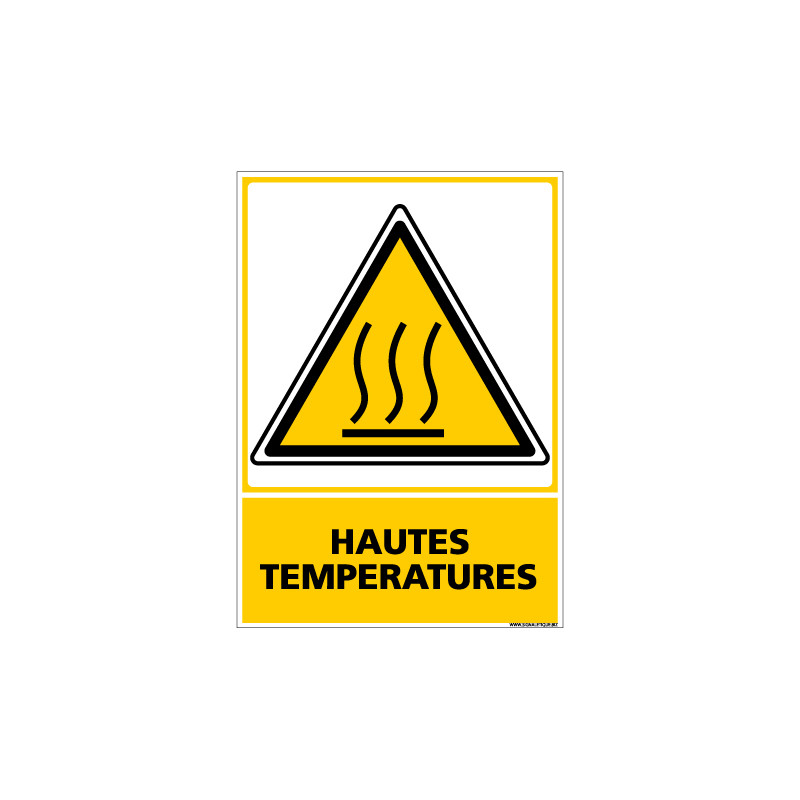 Panneau HAUTES TEMPERATURES (C0639)