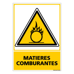 Panneau MATIERES COMBURANTES (C0646)