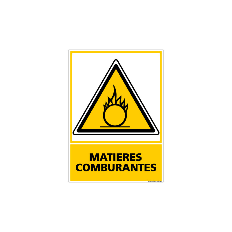 Panneau MATIERES COMBURANTES (C0646) Panneau MATIERES COMBURANTES (C0646)