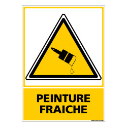 Panneau PEINTURE FRAICHE (C0657)