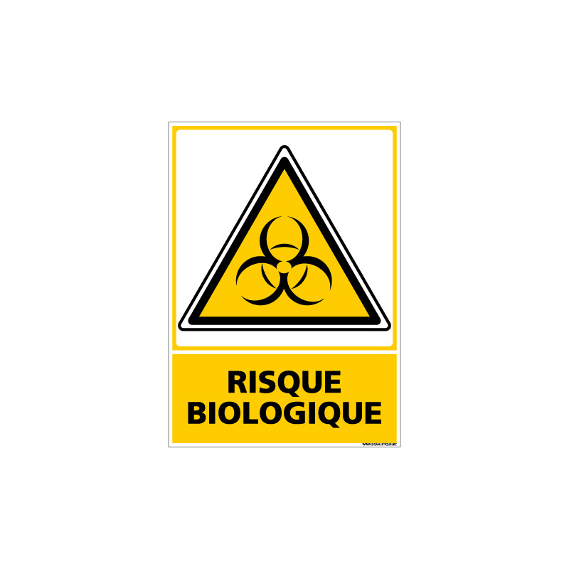 Panneau RISQUE BIOLOGIQUE (C0674)