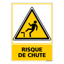 Panneau RISQUE DE CHUTE (C0676)