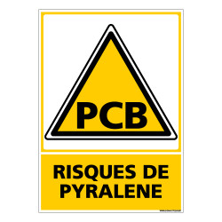 Panneau RISQUES DE PYRALENE (C0683)
