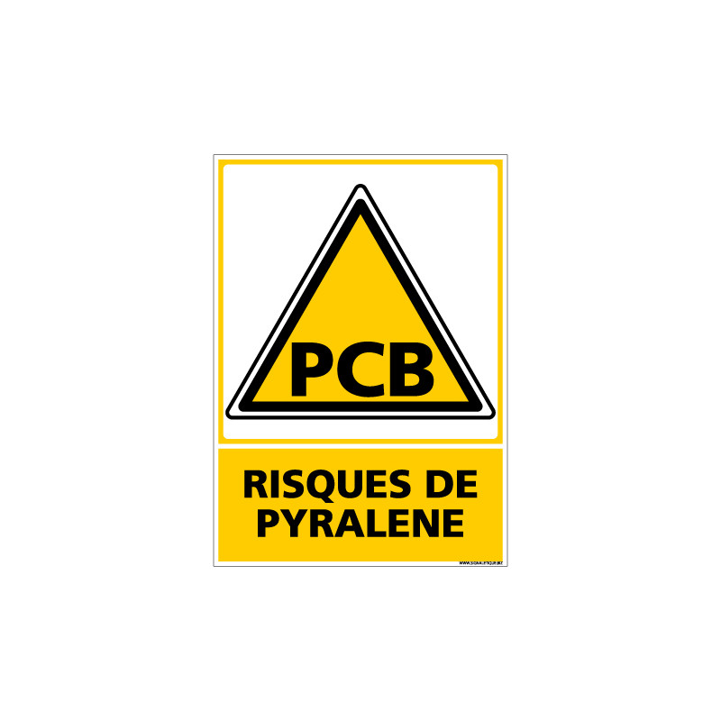 Panneau RISQUES DE PYRALENE (C0683)