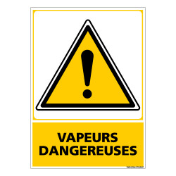 Panneau VAPEURS DANGEREUSES (C0691)