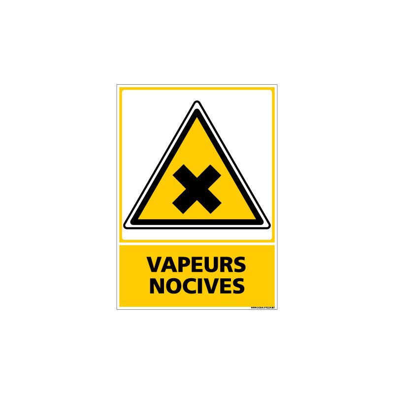 Panneau VAPEURS NOCIVES (C0692)