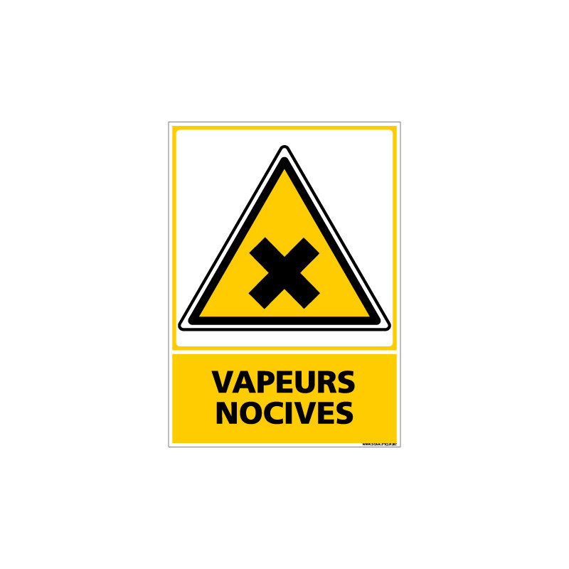 Panneau VAPEURS NOCIVES (C0692) Panneau VAPEURS NOCIVES (C0692)