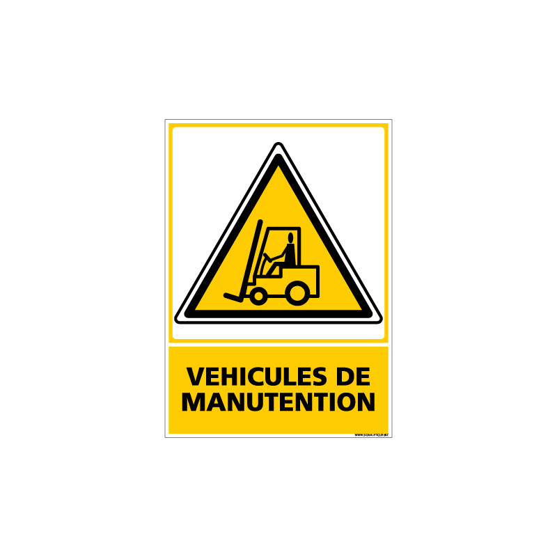 Panneau VEHICULES DE MANUTENTION (C0694)