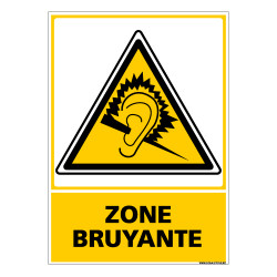 Panneau ZONE BRUYANTE (C0695)